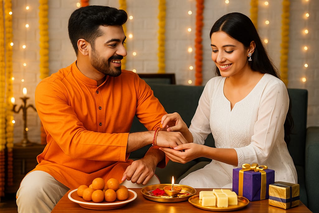 raksha bandhan wishes for brother and sister blog banner